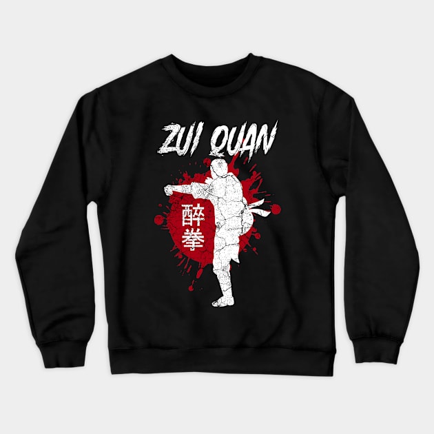 Zui Quan Martial Arts Training Drunken Boxing Outfit Crewneck Sweatshirt by JTYDesigns